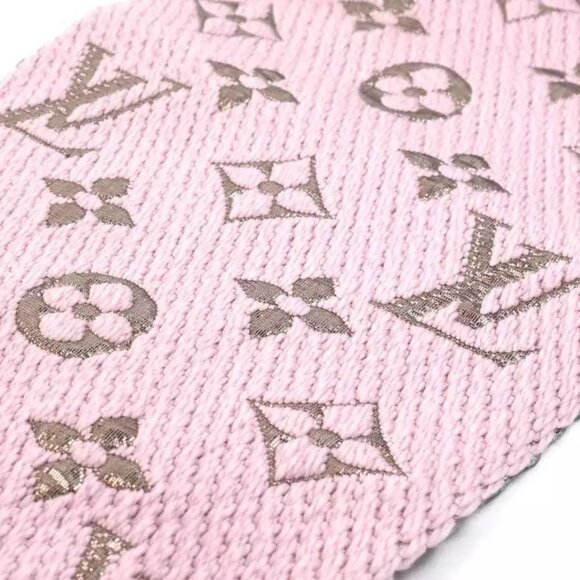 Authenticity guaranteed LOUIS VUITTON Escharpe Logomania Shine Muffler Scarf - Picture 3 of 8